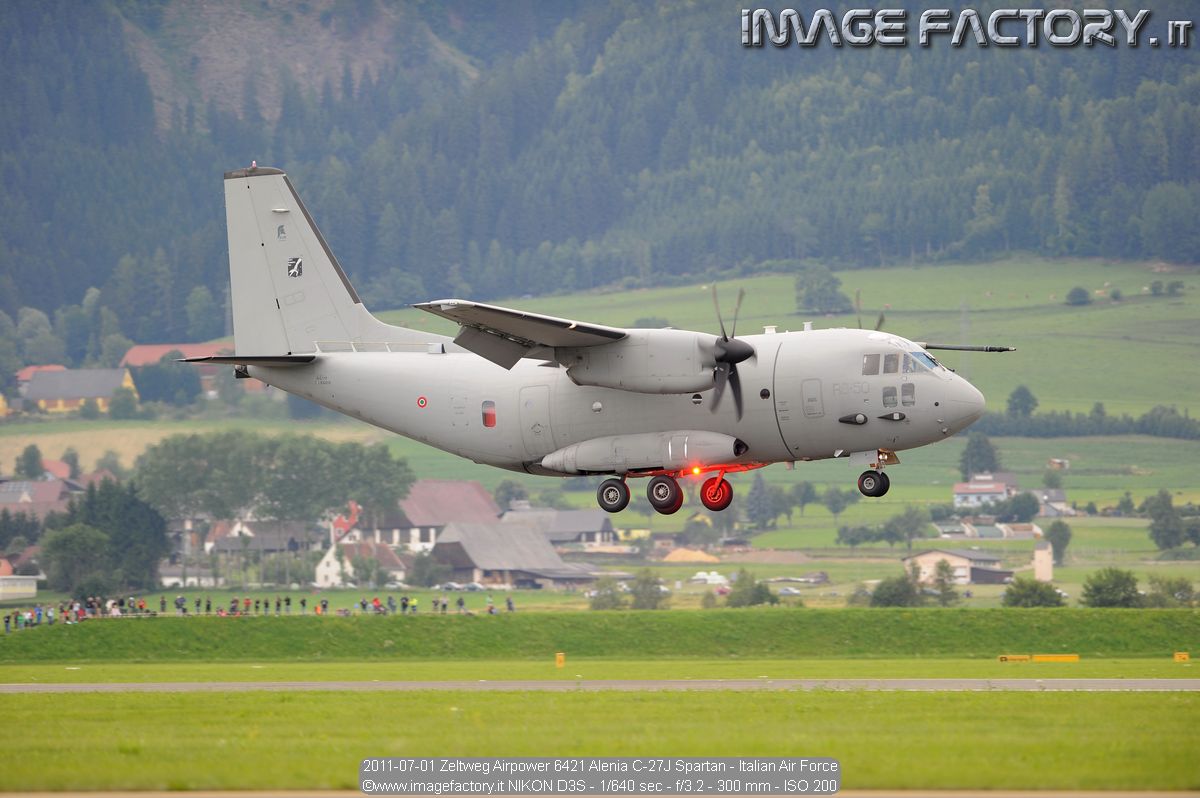 2011-07-01 Zeltweg Airpower 6421 Alenia C-27J Spartan - Italian Air Force